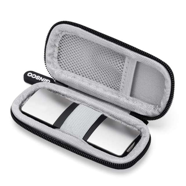Ginsco Case for KardiaMobile 1-Lead Personal EKG Monitor Works with Most Smartphones, Hard Shell 1680D Oxford Carrying Case for AliveCor KardiaMobile 6L,Heart Monitor Travel Pouch with Carrying Strap
