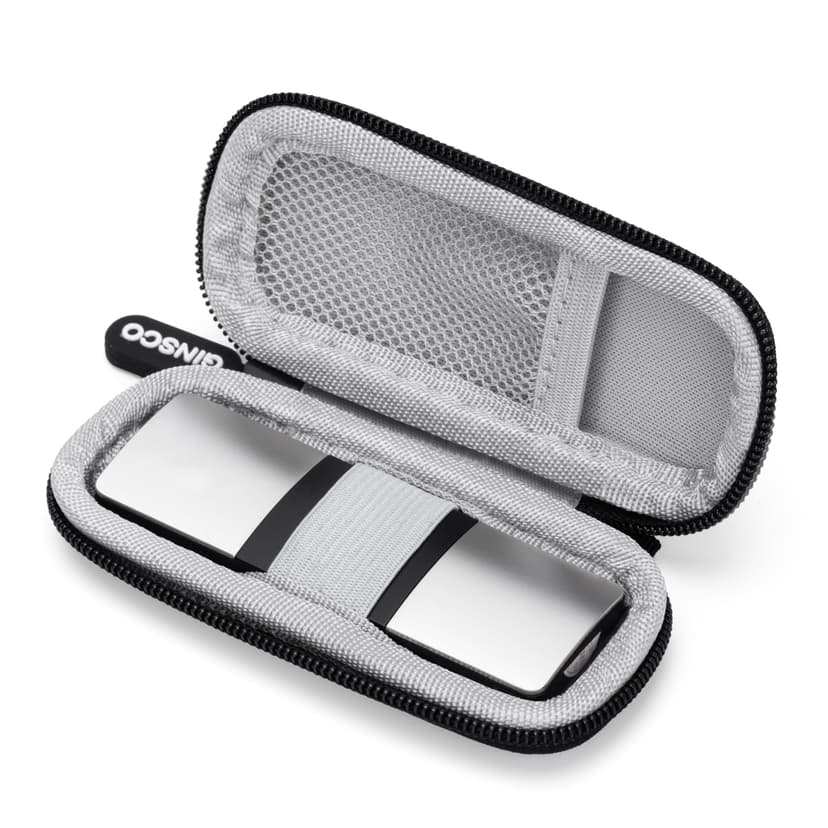 Ginsco Case for KardiaMobile 1-Lead Personal EKG Monitor Works with Most Smartphones, Hard Shell 1680D Oxford Carrying Case for AliveCor KardiaMobile 6L,Heart Monitor Travel Pouch with Carrying Strap
