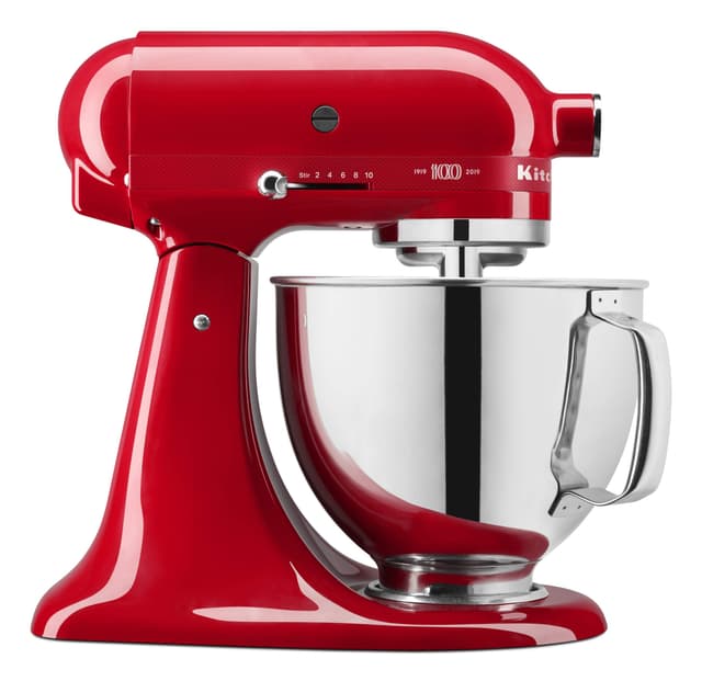 KitchenAid KSM180QHSD 100 Year Limited Edition Queen of Hearts Stand Mixer, Passion Red, 5 Qt