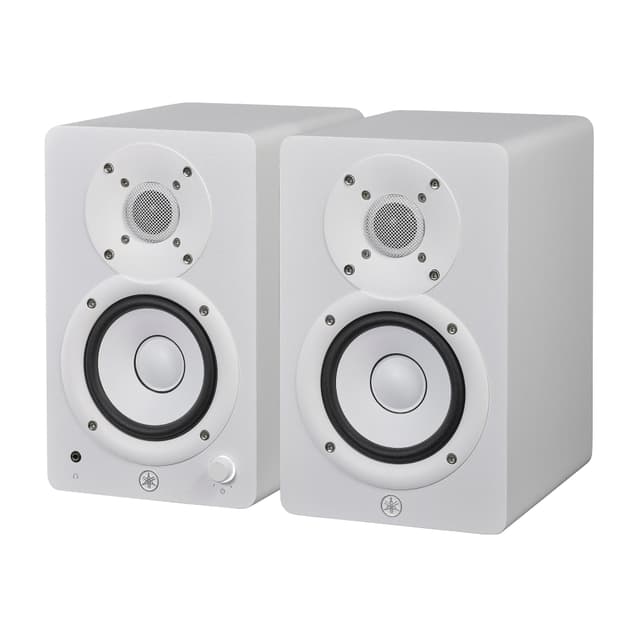 Yamaha HS4 Powered Studio Monitor in White, Pair (HS4 W)