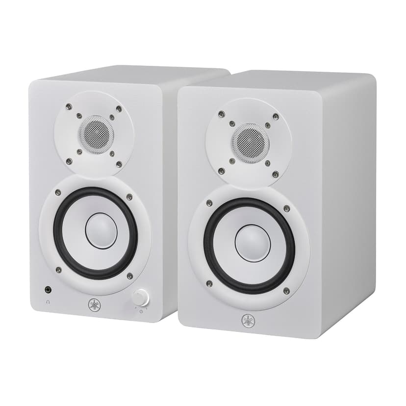 Yamaha HS4 Powered Studio Monitor in White, Pair (HS4 W)