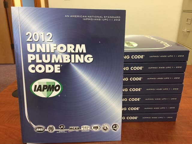 2012 Uniform Plumbing Code