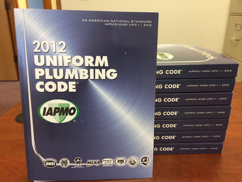 2012 Uniform Plumbing Code