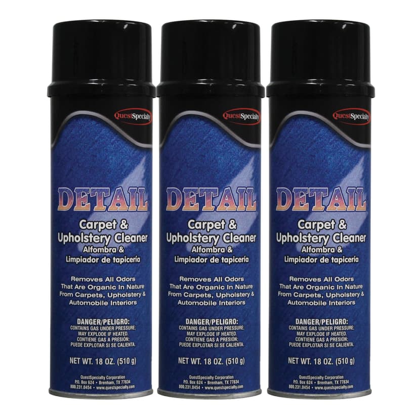 Quest 2045 DETAIL Carpet & Upholstery Cleaner (3 Pack)