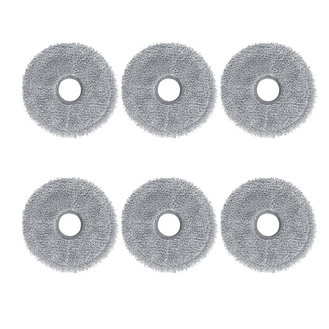 HMHAMA Replacement Mop Cloth Pad for Dreame X40/ X40 Pro/X40 Ultra Robot Vacuum Cleaner, 6 Mop Pads