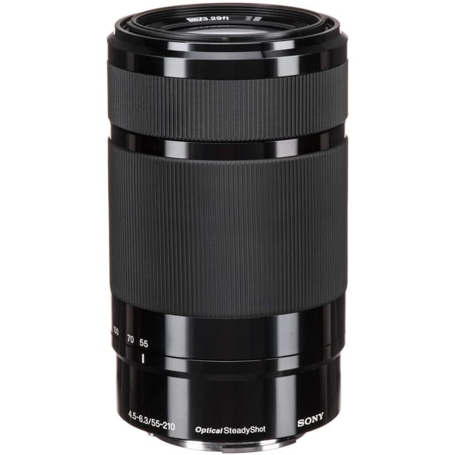 Sony E 55-210mm F4.5-6.3 Lens for Sony E-Mount Cameras (Black) (SEL55210/B)