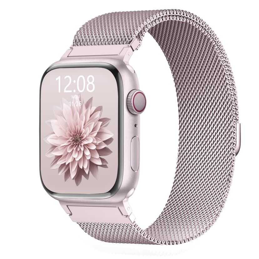WANLISS Original Metal Milanese Loop Compatible with Apple Watch Band 38mm 40mm 41mm 42mm 44mm 45mm 49mm for Women Men, Magnetic Stainless Steel for iWatch Se Ultra Series 11 10 9 8 7 6 5 4 3 2 1