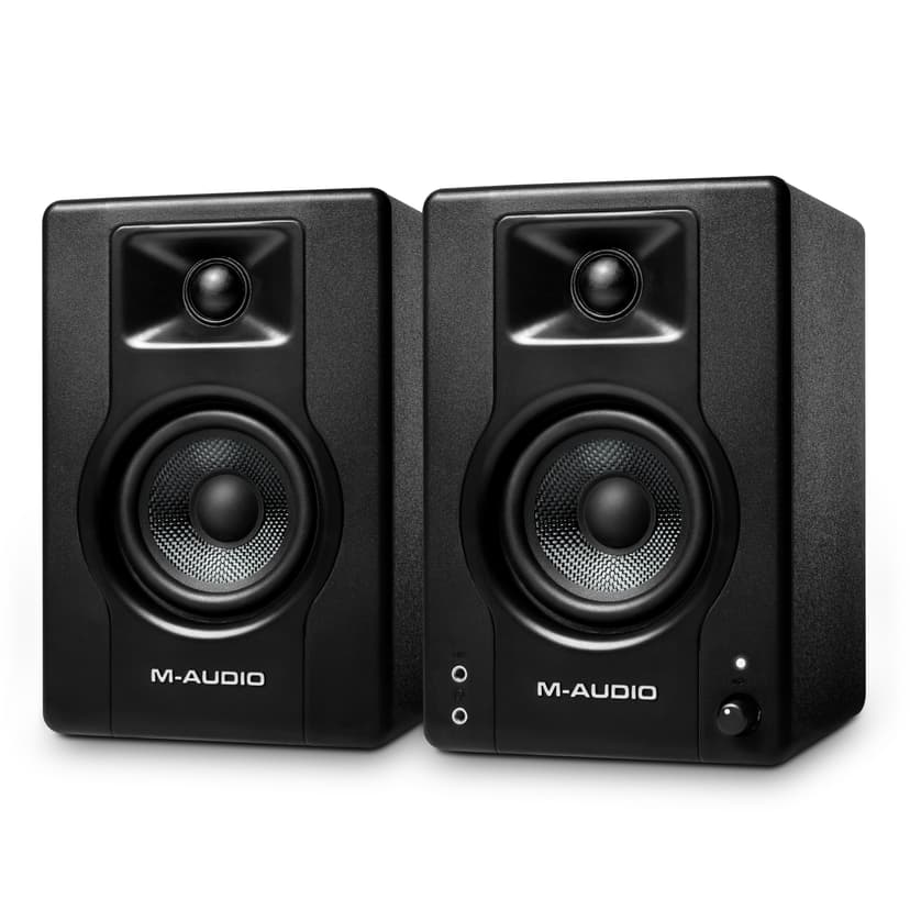 M-AUDIO BX3 Pair 3.5" Studio Monitors, HD PC Speakers for Recording and Multimedia with Music Production Software