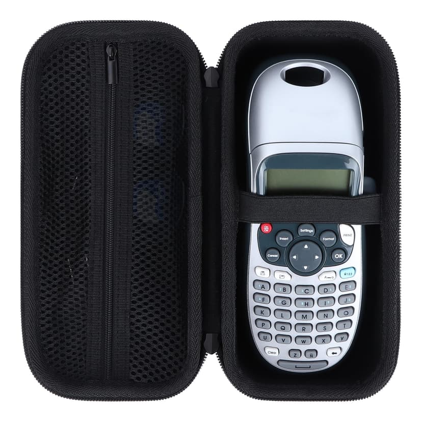 Peyyargo Storage Case Compatible with DYMO LetraTag 100H / 100H Plus Handheld Label Maker for Office or Home (Black)
