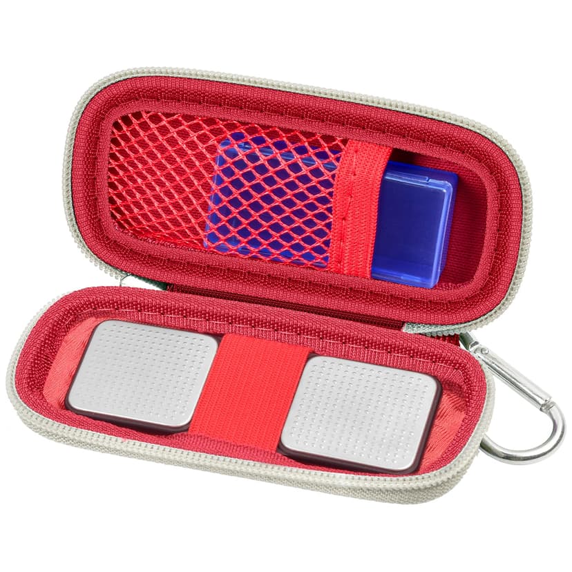 Heart Monitor Case Compatible with AliveCor Kardia Mobile ECG/for KardiaMobile 6L for Apple and Android Device - CASE ONLY (Red)