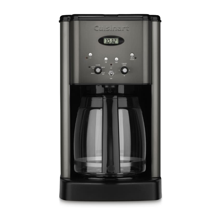 Cuisinart 12 Cup Brew Central Maker Coffee Maker, Black Stainless Steel, DCC-1200BKSNAS
