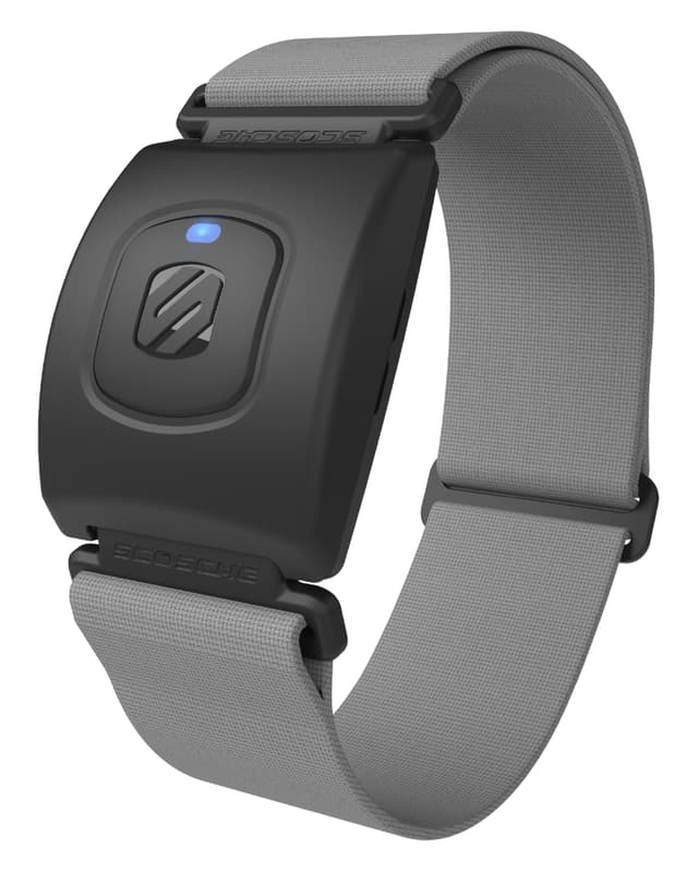 Scosche Rhythm+ 2.0 Heart Rate Monitor Armband for Running, Cycling, Exercise & Recovery with Bluetooth, ANT+, Optical Sensor for HRV & RRi Data, IP68 Waterproof Fitness Tracker with 24hr Battery Life