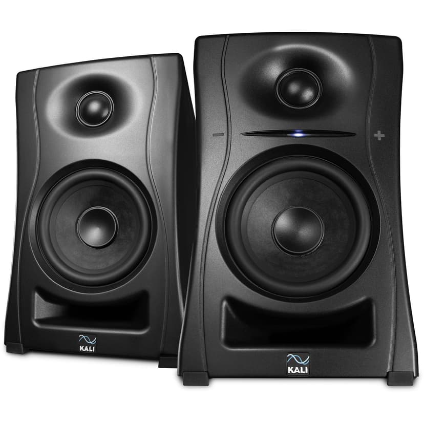 KALI AUDIO LP-UNF 4” Ultra Nearfield Powered Monitor System w/Bluetooth - Boundary Compensation EQ Settings - for Mixing, Recording, Audio Production - USB-C, TRS, RCA Inputs Black (Pair)