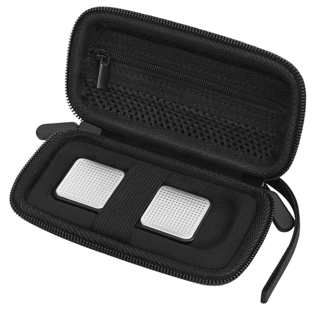 Hassoft Heart Rate Monitor Case - Compatible with KardiaMobile 1-Lead Personal EKG Monitor/KardiaMobile 6-Lead Personal EKG Monitor, Hard Travel Carrying Case, Home Storage Box