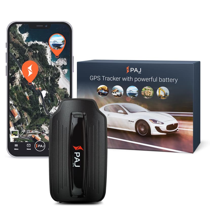 PAJ GPS Power Finder – Real-Time GPS Tracker with 90-Day Battery Life - Magnetic Mount for Cars, Trucks, Boats & Equipment, Location, Route & Speed Monitoring via 4G Network – Subscription Required