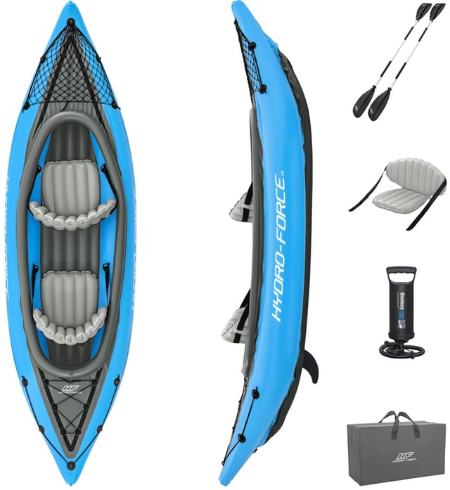 Hydro-Force Cove Champion X2 Inflatable Kayak Set 10'