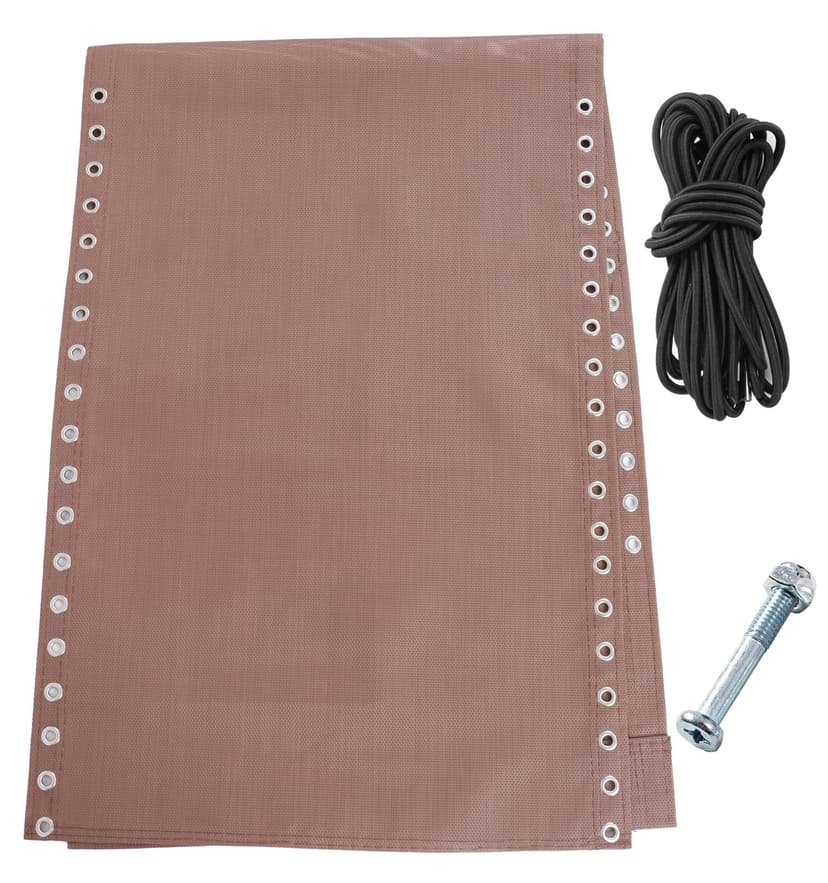 17" 19" 21" Wide Zero Gravity Chair Replacement Fabric, Repair Cloth with 4 Gravity Chair Replacement Cord Screws Kit, Zero Gravity Chair Accessories for Sling Patio Lawn Lounge Chair, Brown