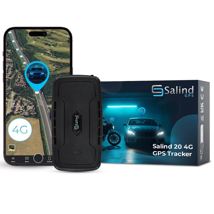 SALIND GPS Tracker – Heavy-Duty Magnetic Car & Truck Tracker, Up to 180-Day Battery, Real-Time Anti-Theft GPS Device with Strong Magnet, IP65 Splashproof & Rugged