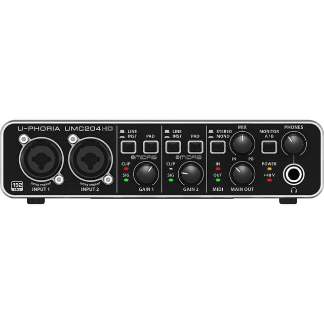 Behringer U-Phoria UMC204HD