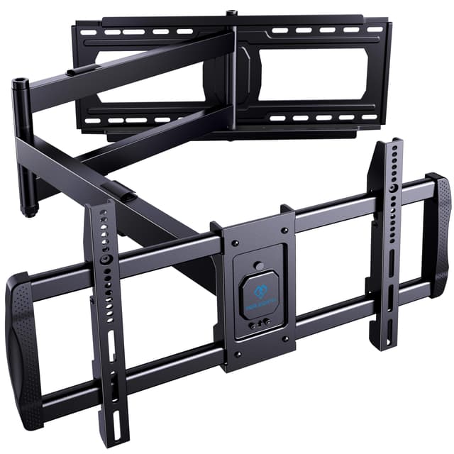 PERLESMITH Long Arm TV Wall Mount for 42-90 inch TVs, Full Motion TV Mount with 42.72 inch Extension Articulating Arm Swivel and Tilt, Max VESA 800x400mm, Holds up to 150 lbs, 16”,18”, 24” Studs