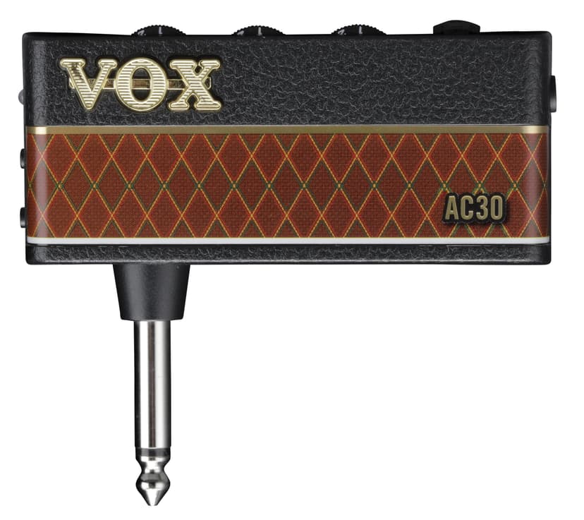 Vox amPlug 3 AC30 Headphone Guitar Amplifier w/Stereo FX, Tremolo, Speaker Emulation, Built-in Rhythms, and Aux in