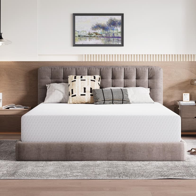 Novilla Queen Mattress 14 Inch, Queen Size Memory Foam Mattress for Pressure Relief & Supportive Comfort, Cool Refreshing Sleep Mattress in a Box, CertiPUR-US Certified, Medium Firm