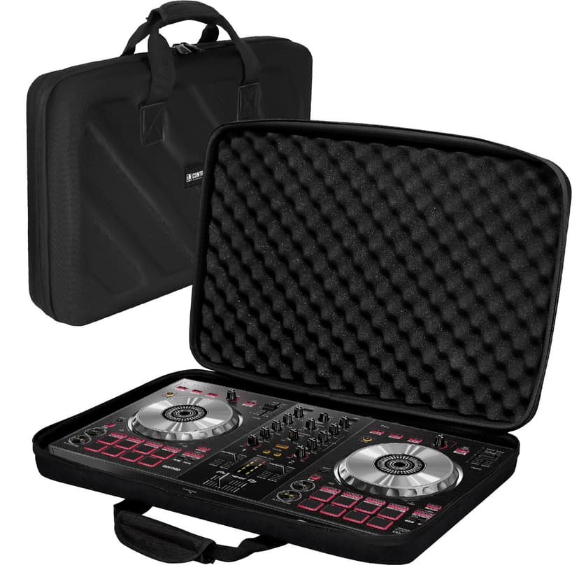 LVKAYCE Hard Case Compatible with Pioneer DJ Controller DDJ-FLX4/DDJ-400/DDJ-SB2/DDJ-200/DDJ-SB3/DDJ-RB Protective Carrying Storage Bag,Black(S-20.8 x 14.5 x 3.5 Inch)