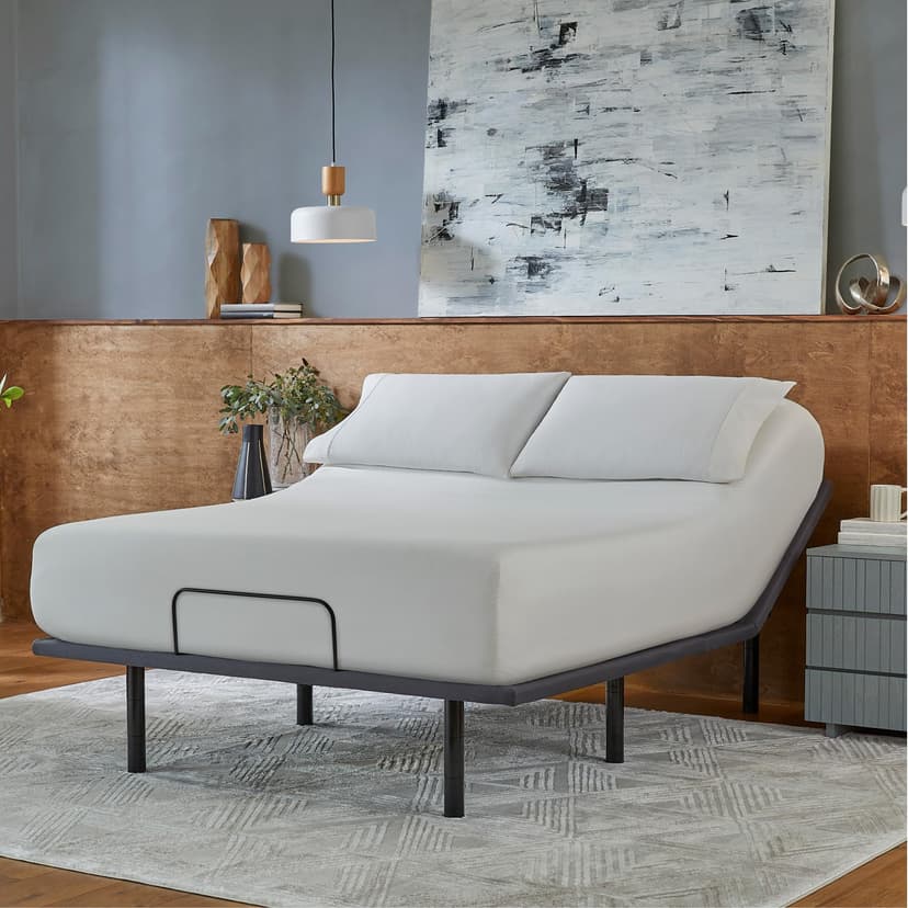 Serta baselogic Level 2 Adjustable Base Bed Frame - Twin XL - Head and Foot Adjustability, Wireless Remote, Zero-Gravity Preset, and Foldable for Convenient Mobility and Storage