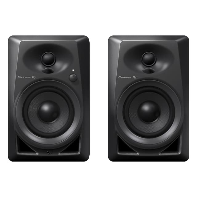 Pioneer DJ DM-40 - 21W 4" Two-Way Active Monitor - Black (Pair)