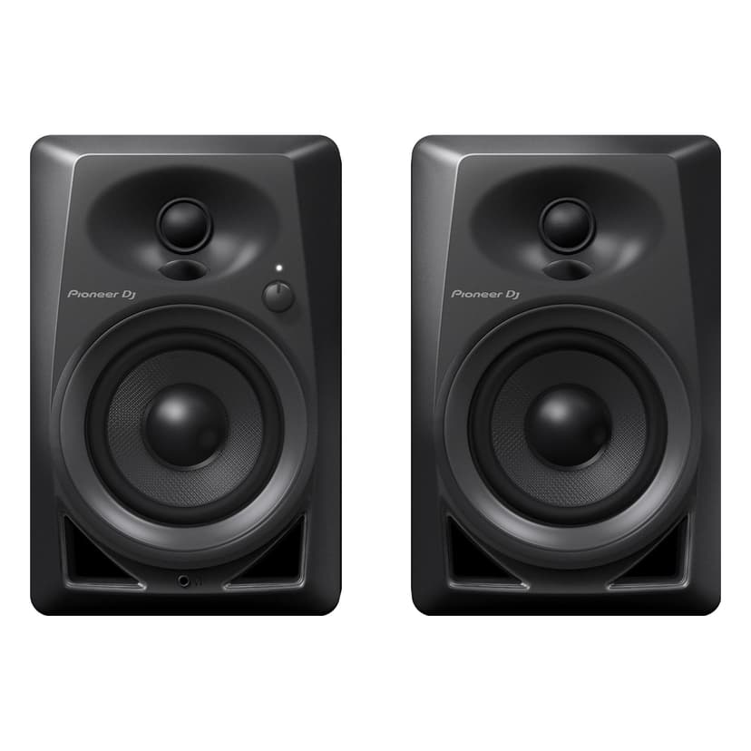 Pioneer DJ DM-40 - 21W 4" Two-Way Active Monitor - Black (Pair)