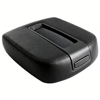 New Upgrade Center Console Armrest lid Cover Compatible with 2007-2013 Silverado Tahoe Suburba Avalanche Sierra Yukon XL Arm rest Center Console Cover Lid, Durable materials, Replac OE 15217111, Black