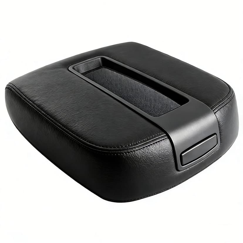 New Upgrade Center Console Armrest lid Cover Compatible with 2007-2013 Silverado Tahoe Suburba Avalanche Sierra Yukon XL Arm rest Center Console Cover Lid, Durable materials, Replac OE 15217111, Black