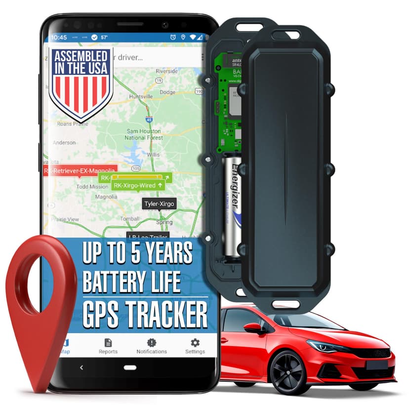 Lonestar Tracking Barra GPS – 4G & 5G GPS Tracker for Vehicles, Trucks, Trailers & Assets, Long Battery Life, Rugged IP68 Waterproof, Tamper Alerts, Adaptive Real-Time Tracking (Low Cost Subscription)