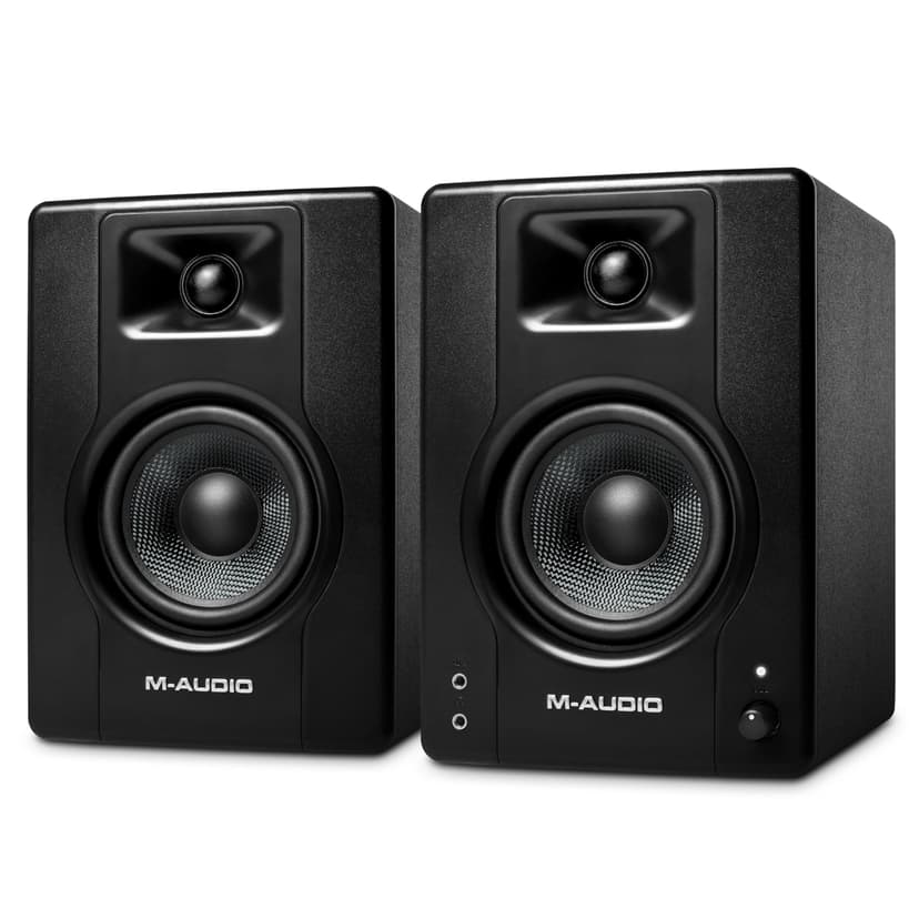M-AUDIO BX4 Pair 4.5" Studio Monitors, HD PC Speakers for Recording and Multimedia with Music Production Software