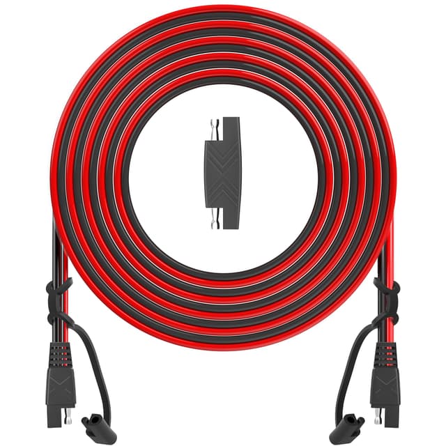 OYMSAE 25Feet SAE Extension Cable Quick Disconnect Connector 16AWG for Automotive, Solar Panel, Charging Adapter (25FT)