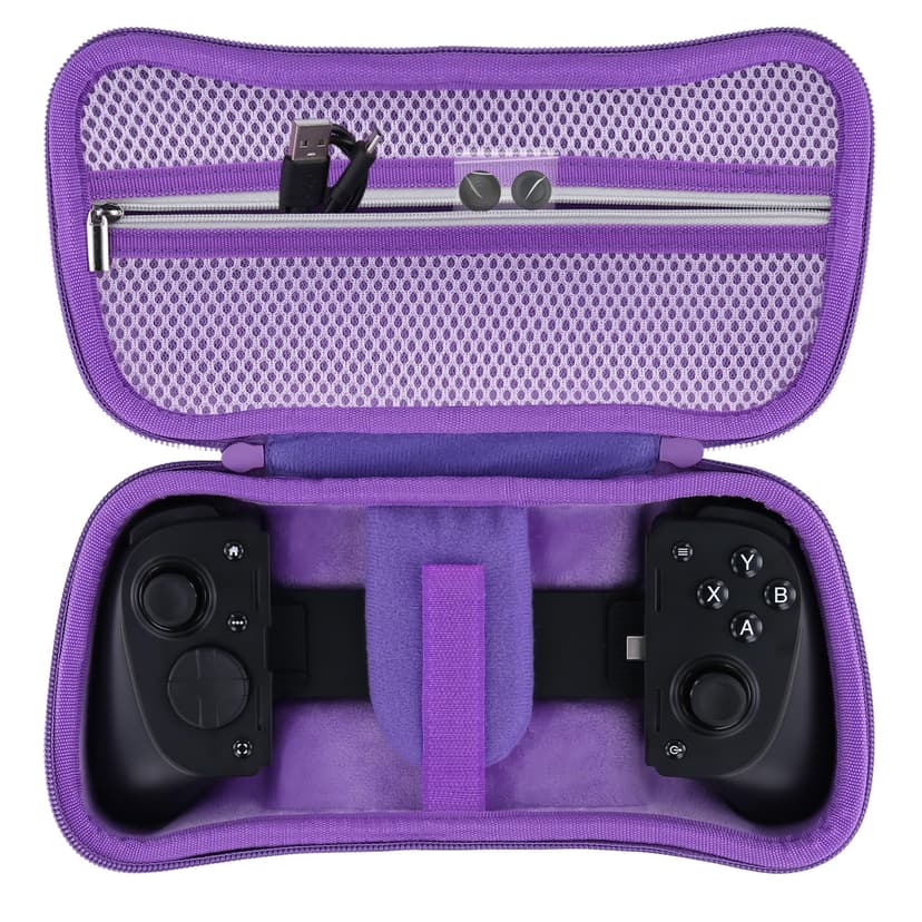 Aenllosi Hard Carrying Case for Razer Kishi V3 Pro/Kishi Ultra Gaming Controller, Razer Phone Controller Organizer, Purple (Case Only)