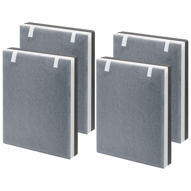 Vital 100 Replacement Filter Compatible with LEVOIT Vital 100 Air Purifier, 3-in-1 Filter with Activated Carbon Filter for Vital 100-RF, White, 4 Pack