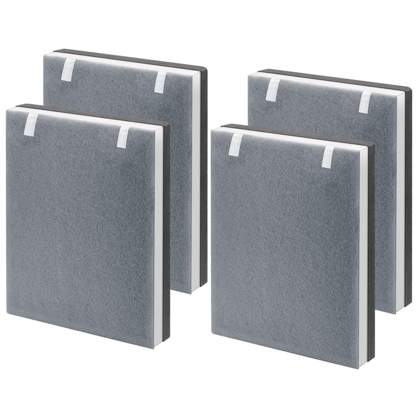 Vital 100 Replacement Filter Compatible with LEVOIT Vital 100 Air Purifier, 3-in-1 Filter with Activated Carbon Filter for Vital 100-RF, White, 4 Pack