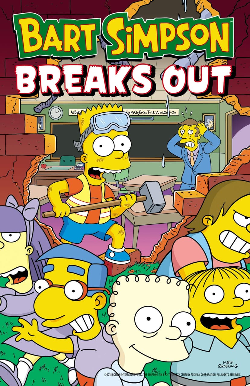 Bart Simpson Breaks Out: An Iconic Graphic Novel of Springfield Mayhem, Pranking, and Bartman Adventures (Simpsons Comics)