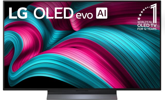 LG 48-Inch Class OLED evo AI 4K C5 Series Smart TV w/Dolby Atmos, Dolby Vision, HDR10, AI Super Upscaling 4K, Filmmaker Mode, Wow Orchestra, Alexa Built-in (OLED48C5PUA, 2025)