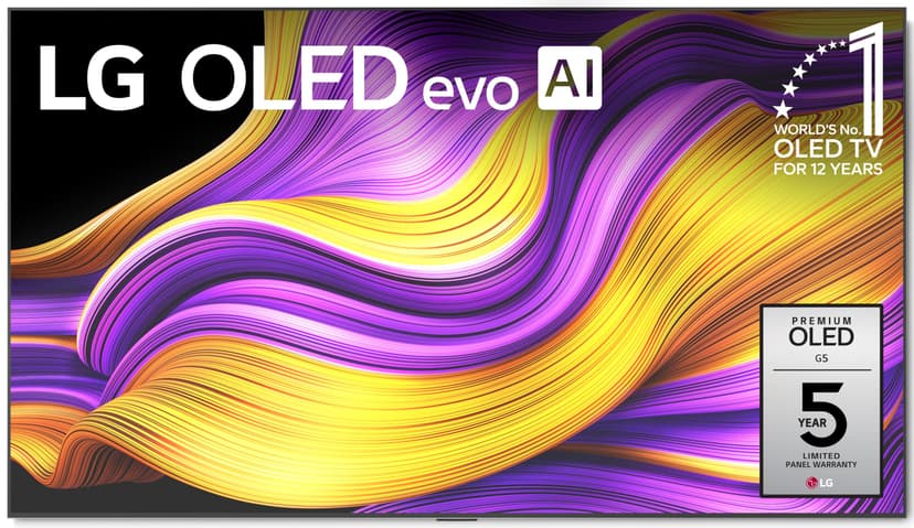 LG 83-Inch Class OLED evo AI 4K G5 Series Smart TV w/Dolby Atmos, Dolby Vision, HDR10, AI Super Upscaling 4K, Filmmaker Mode, Wow Orchestra, Alexa Built-in (OLED83G5WUA, 2025)