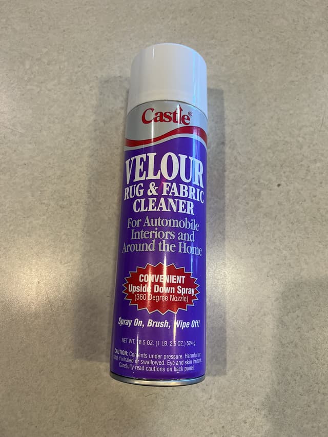 CASTLE VELOUR RUG AND FABRIC CLEANER