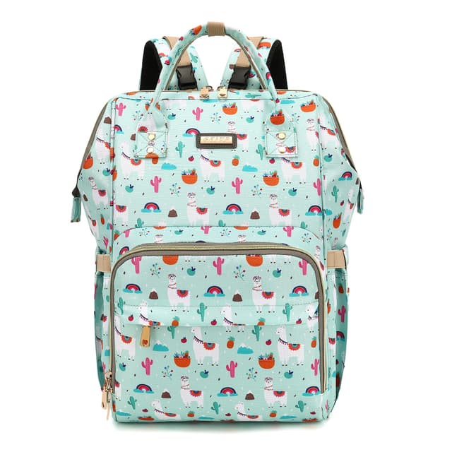 GAIVP Diaper Bag Backpack, Diaper Bags for Baby Girls Boys, Baby Bags for Moms Dads, Nappy Changing Bag with Insulated Pockets,Multi-functional Waterproof Backpack with Stroller straps-Green