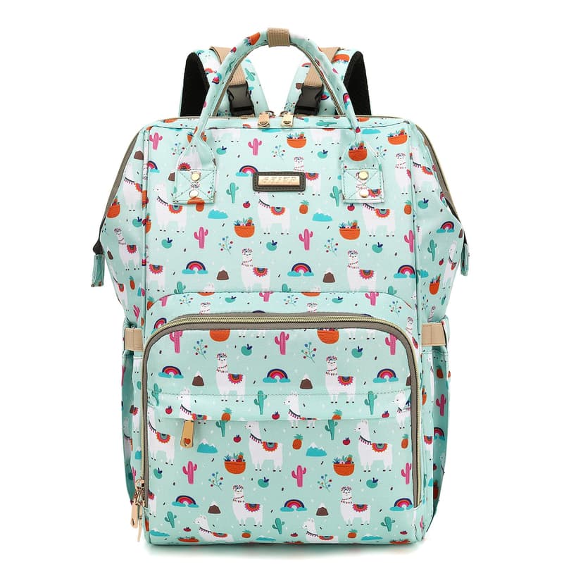 GAIVP Diaper Bag Backpack, Diaper Bags for Baby Girls Boys, Baby Bags for Moms Dads, Nappy Changing Bag with Insulated Pockets,Multi-functional Waterproof Backpack with Stroller straps-Green