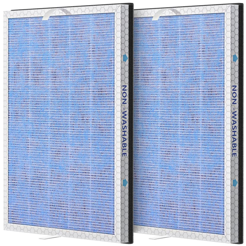 2 PACK MSA3/MSA3S HEPA Replacement Filter Compatible with Membrane Solutions MSA3 and MSA3S Device, 3-Stage HEPA Filter