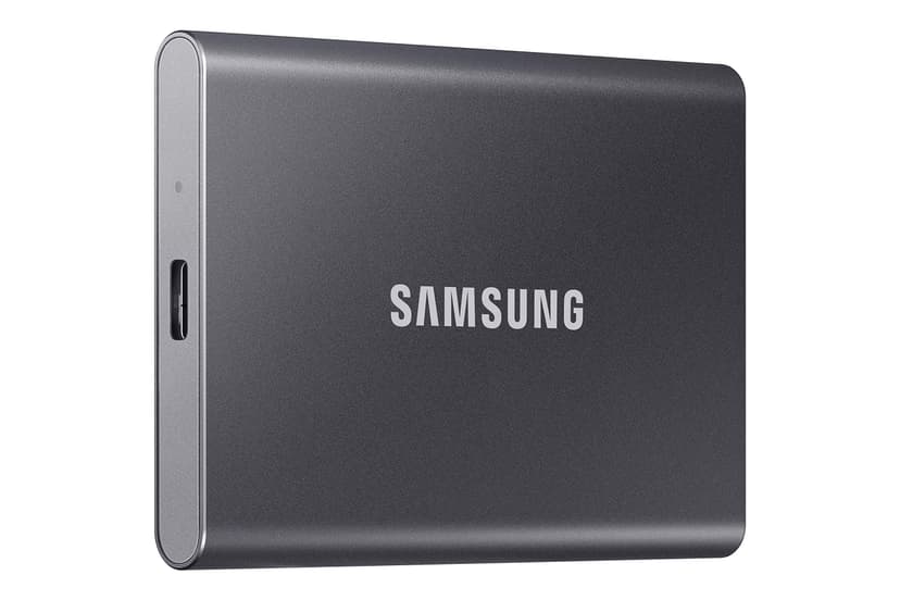 Samsung T7 Portable SSD, 2TB External Solid State Drive, Speeds Up to 1,050MB/s, USB 3.2 Gen 2, Reliable Storage for Gaming, Students, Professionals, MU-PC2T0T/AM, Gray