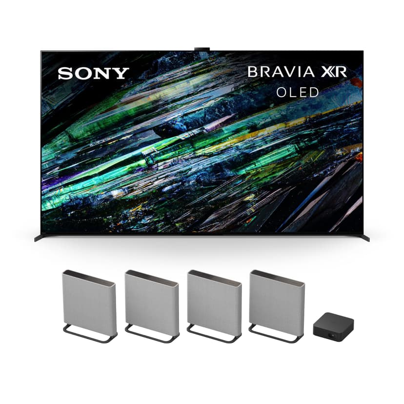Sony QD-OLED 77 inch BRAVIA XR A95L Series 4K Ultra HD TV: Smart Google TV with Dolby Vision HDR and Exclusive Gaming Features for The PlayStation® 5 XR77A95L BRAVIA Theater Quad