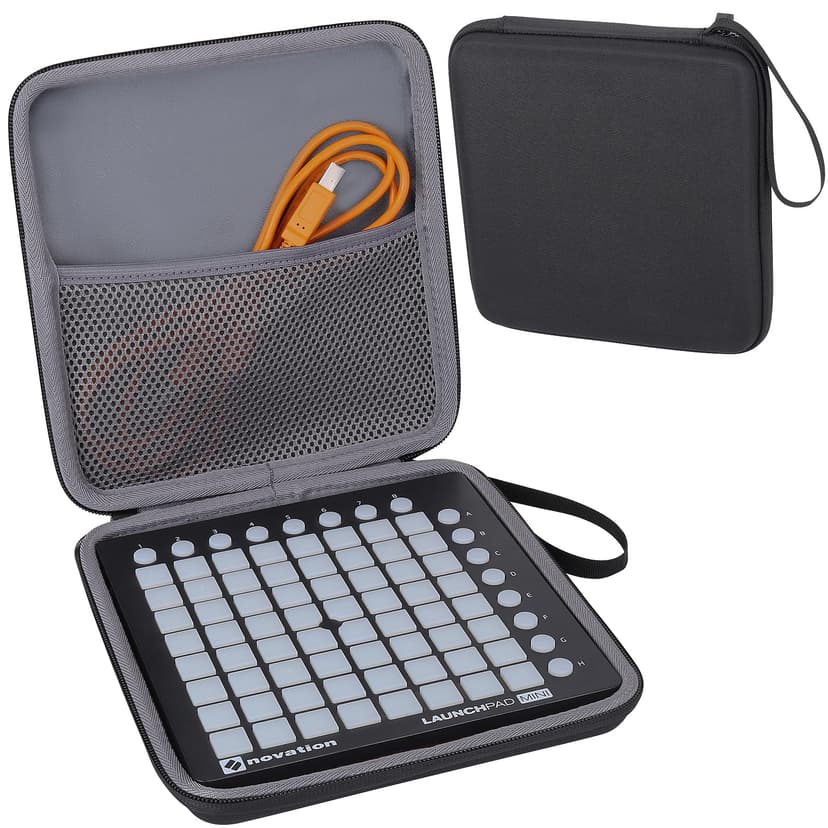 co2CREA Hard Travel Case Replacement for Novation Launchpad Mini MK3 / Novation MK2 Launchpad Mini Grid Controller