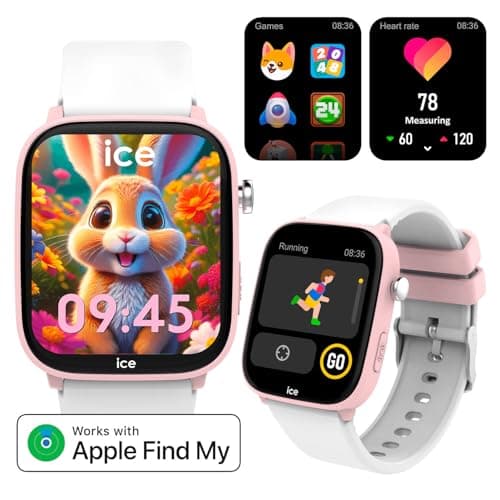 Find My Pink Smart Watch for Kids by ICE