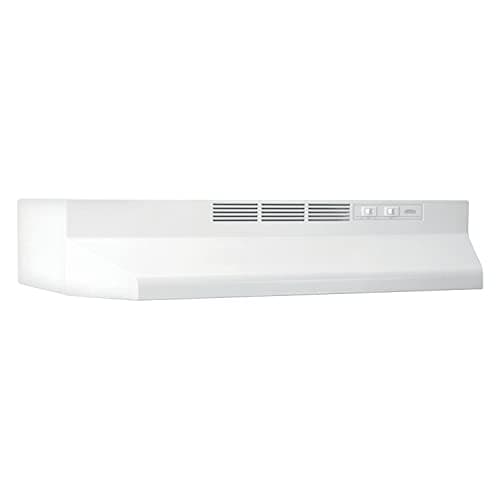 Broan-NuTone 412401 Non-Ducted Under-Cabinet Ductless Range Hood Insert, 24-Inch, White